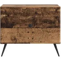 vidaXL Salontafel Oud hout 49 x 50 x 40 cm Bewerkt hout