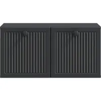 vidaXL Wandmontage TV-kast 59,5 x 31 x 30 cm Zwart
