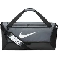 Nike Sporttas 'Brasilia 9.5' grijs / zwart / wit