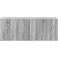 vidaXL Wandmontage TV-kast 78,5 x 31 x 30 cm Grijs Sonoma Bewerkt hout