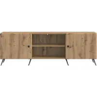 vidaXL TV Kast 150 x 31 x 50 cm Artisanaal eiken Bewerkt hout