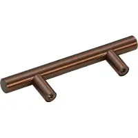 vidaXL Handvatten 10 st 64 mm roestvrij staal bronskleurig