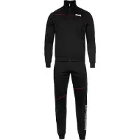 Lonsdale Joggingpak 'Geddington' bloedrood / zwart / wit