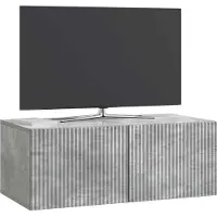 vidaXL Wandmontage TV-kast Betongrijs 78,5 x 41 x 30 cm Bewerkt hout