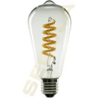 Segula Ambient LED Rustica Gebogen Spiraal helder - 460lm 2000K to 2700K - Dim to warm