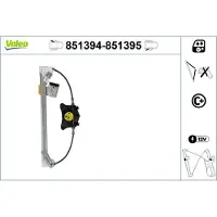 Valeo 851394 Raammechanisme