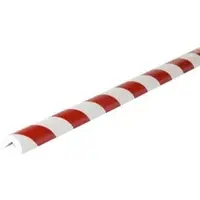 SHG Hoekbeschermprofiel type A, 1 m/stuk, wit/rood