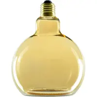 Segula LED zwevende globe G125 E27 4W goud 922 dimbaar Floating Globe gold,, Glas, E27 LED-lamp