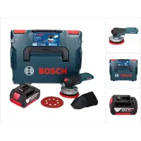Bosch GEX 18V-125 Professionele snoerloze excenterschuurmachine 18 V 125 mm borstelloos + 1x accu 5.0 Ah + L-BOXX - zonder oplader
