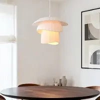 LumenXL Hanglamp Ume met dubbele zijden kap - wit