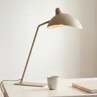 LumenXL Tafellamp Virello in zandbeige met verstelbare kap
