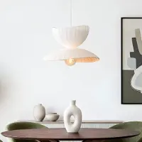 LumenXL Hanglamp Kaze met dubbele zijden kap - wit