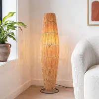 LumenXL Vloerlamp Plecta van handgemaakte raffia - 103 cm