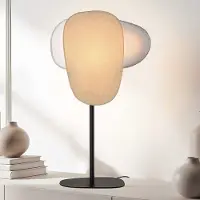 LumenXL Tafellamp Tavora met linnen kappen - naturel