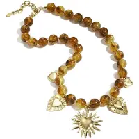 Yehwang Kralenketting met zomerse charms