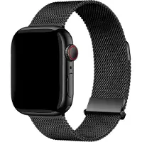 IMoshion Milanees magnetisch bandje voor de Apple Watch | 44/45/46/49 mm - Zwart