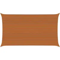 vidaXL Zonneschaduw Oranje en Bruin 4 x 7 m 100% Polyester Oxford
