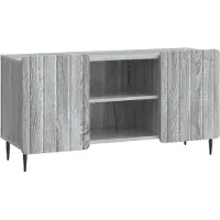 vidaXL TV Kast 102 x 34,5 x 52 cm Grijs sonoma Bewerkt hout
