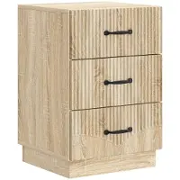 vidaXL Nachtkastje Sonoma Eiken 43 x 41 x 63,5 cm Bewerkt hout