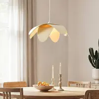 LumenXL Hanglamp Tsuki van vilt in gebroken wit