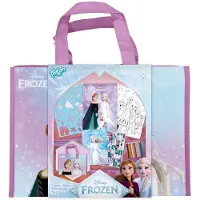 Totum Disney Frozen XL Vakantiemap - Tekenen - Stickers - Kleuren - 40-delig - 34 x 26 cm - Speelgoed Kinderen - Knutselen - Voor meisjes en jongens - Ook voor kleuters - Vanaf 3 jaar -