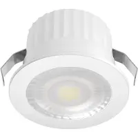 BES LED LED Veranda Spot Verlichting - Brinton Glowix - 3W 260 lm 38D - Warm Wit 3000K - Inbouw - Rond - Wit - Ø44mm Buitenmaat - Ø32mm Zaagmaat