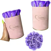 Inspiruj - Flowerbox - Rozen van Zeep - Pink - Decoratief en Praktisch