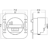 BES LED LED Trapspot - Brinton Stairflex - Inbouw Trapverlichting Rond Zwart - 2W 200lm - Helder/Koud Wit 6500K