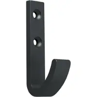 Gamet WA01 - Kapstokhaak - Zwart Mat - Minimalistisch Design - Aluminium