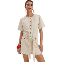 HARPER & YVE Dames Jumpsuits Yael-js - Ecru - Maat M