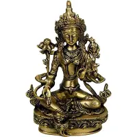 Phoenix Groene Tara messing - 20 cm - 1740 g - M