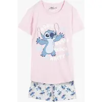 Disney Zomerpyjama Stitch Roze Maat 8 Jaar