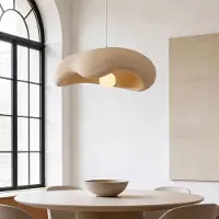 LumenXL 1-lichts Wabi Sabi hanglamp Ishi - zandbeige