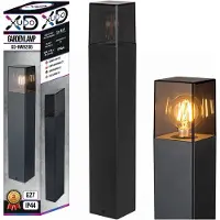 MasterLed Moderne buitenlamp 50 cm – staande LED-lamp E27 (zwart) - Tuinlamp