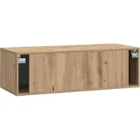 vidaXL Wandmontage TV-kast 99 x 41 x 30 cm Artisanaal eiken