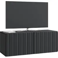 vidaXL Wandmontage TV-kast 78,5 x 31 x 30 cm Zwart Bewerkt hout