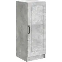 vidaXL Dressoir Betongrijs 33 x 34,5 x 87 cm Bewerkt hout