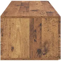 vidaXL Wandmontage TV-kast 98 x 41 x 30 cm Oud hout Bewerkt hout
