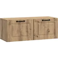 vidaXL Wandmontage TV-kast 78,5 x 31 x 30 cm Artisanaal eiken