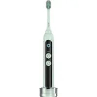 4Swiss ST216 Electrosonic - Hybride Tandenborstel - 2000mAh LCD - 12 Modi Vibratie+Rotatie IPX7 USB - Munt