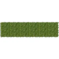 vidaXL Balkonscherm met bladeren Groen en Geel 300 x 75 cm