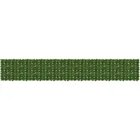 vidaXL Balkonscherm met bladeren Groen 500 x 75 cm