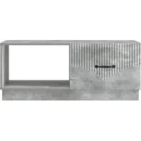 vidaXL Salontafel Betongrijs 90 x 50 x 37 cm Bewerkt hout