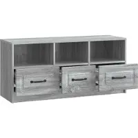 vidaXL TV Kast met lade Grijs sonoma 102 x 34,5 x 47 cm Bewerkt hout