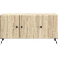 vidaXL TV Kast Sonoma Eiken 99 x 34,5 x 50 cm Bewerkt hout