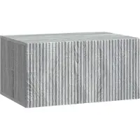 vidaXL Wandmontage TV-kast 59,5 x 41 x 30 cm Grijs sonoma Bewerkt hout