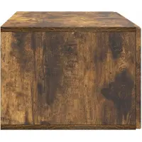 vidaXL Wandmeubel voor televisie, gerookt eikenhout, 98 x 41 x 30 cm