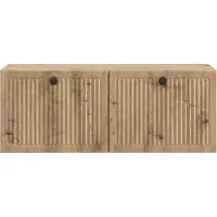 vidaXL Wandmontage TV-kast 78,5 x 31 x 30 cm Artisanaal eiken