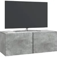 vidaXL Wandmontage TV-kast 78,5 x 31 x 30 cm Betongrijs Bewerkt hout