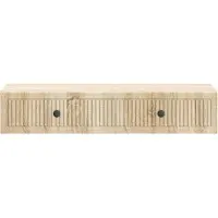 vidaXL Wandgemonteerde Zijtafel 87,5 x 34,5 x 17 cm Bewerkt hout